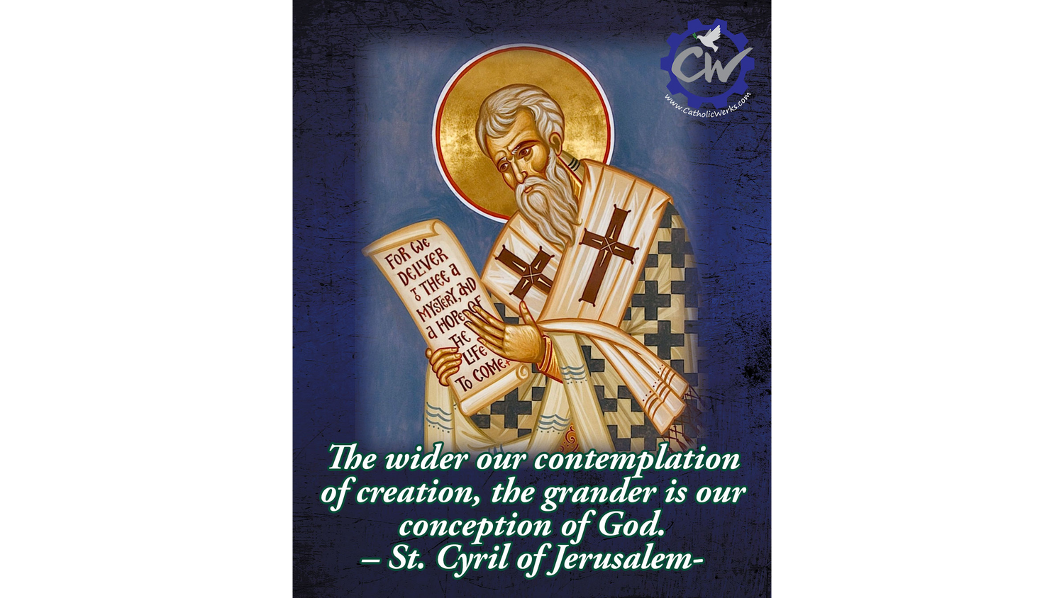 Feast day of Saint Cyril of Jerusalem Mar 18, 2023 CatholicWerks