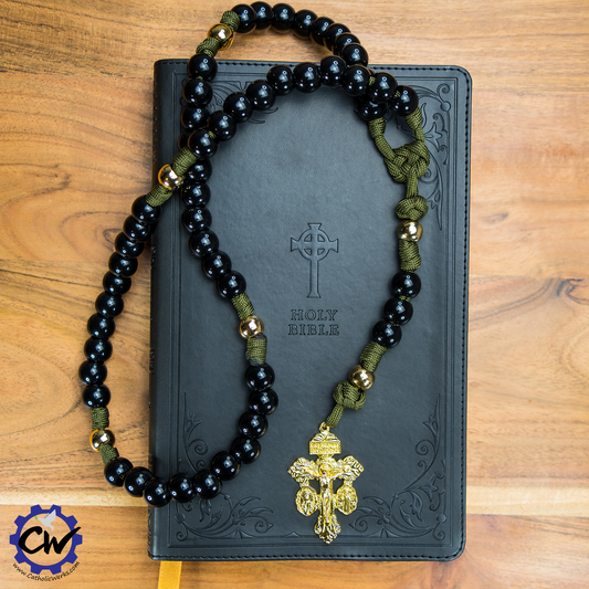 Spiritual Combat Paracord Rosary