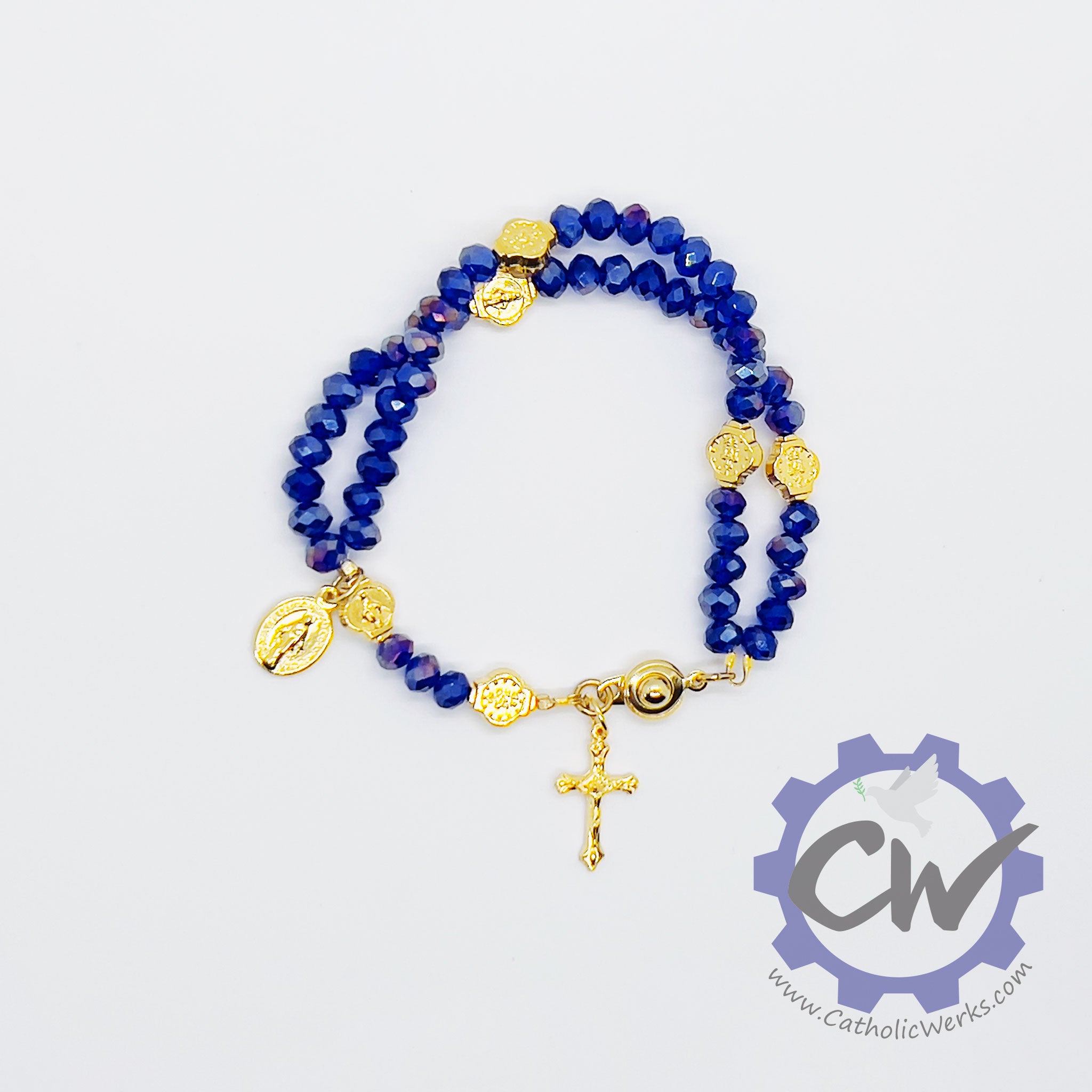 Navy Blue Crystal Bracelet, Wedding Bracelet, Rose Gold, Navy Blue,  Delicate, Something Blue, Crystal, Bridesmaid Gift, Blue - Etsy